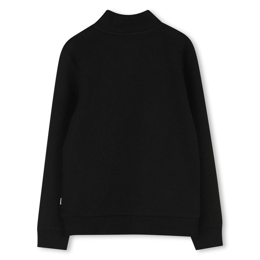 Boys Black Logo Sweatshirt