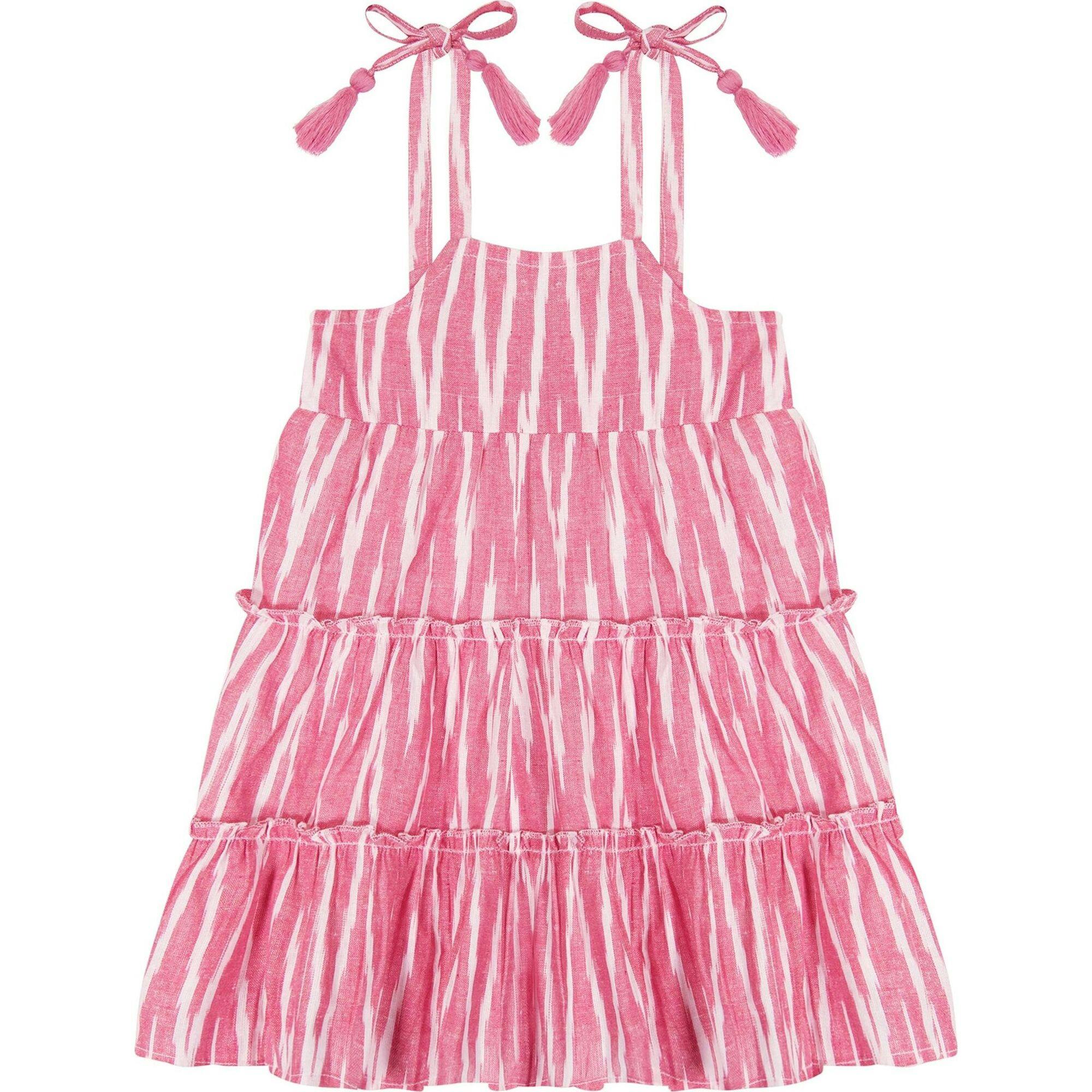 Bella Ikat Shoulder Tie Sundress
