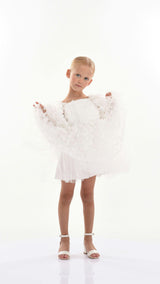 White Bell Mariposa Dress