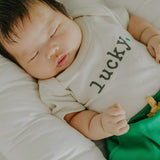 graphic bodysuit | lucky