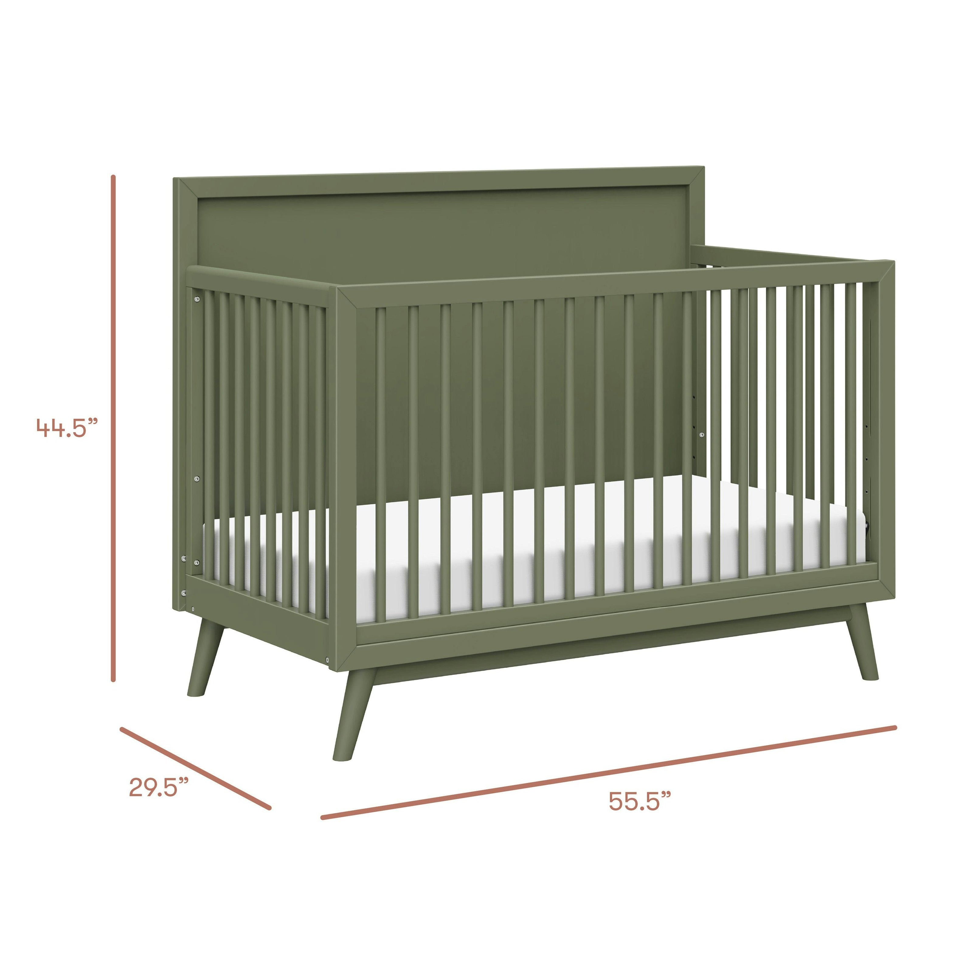 Babyletto Palma 4-in-1 Convertible Crib with Toddler Bed Conversion Kit