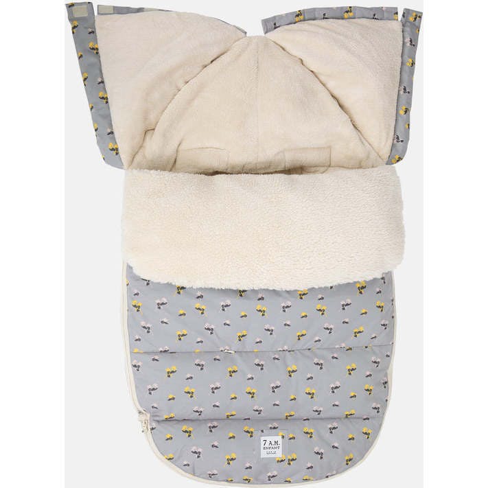 BenjiPOD Floral Print Zipped Footmuff