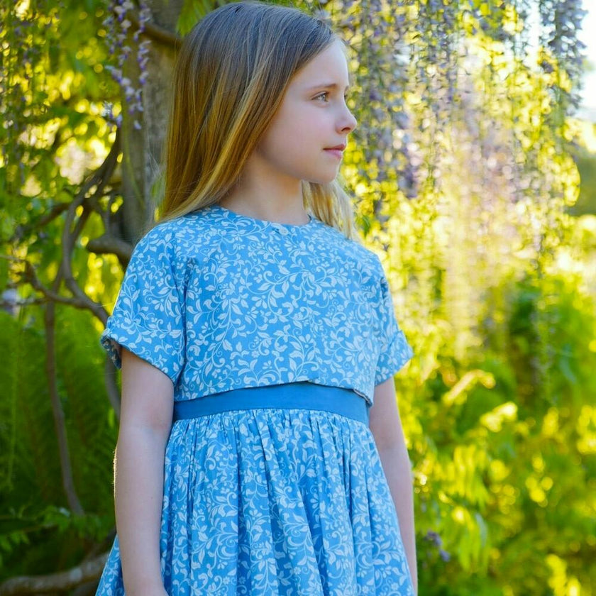 Bloomsbury Dress & Bolero Set - Periwinkle Blue