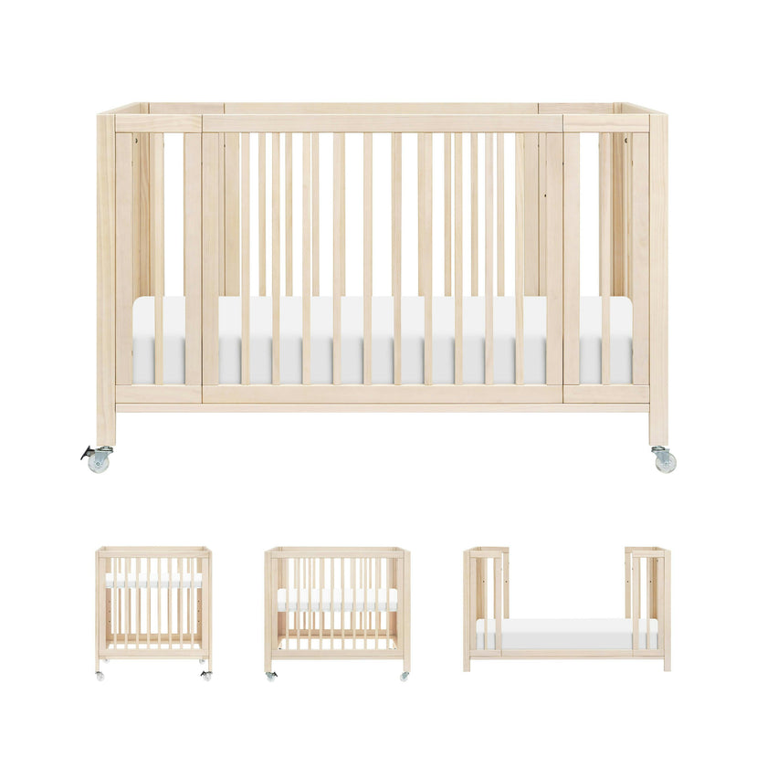 Babyletto Rolli 9-in-1 Convertible All-Stages® Crib with Bassinet & Toddler Bed Conversion Kits