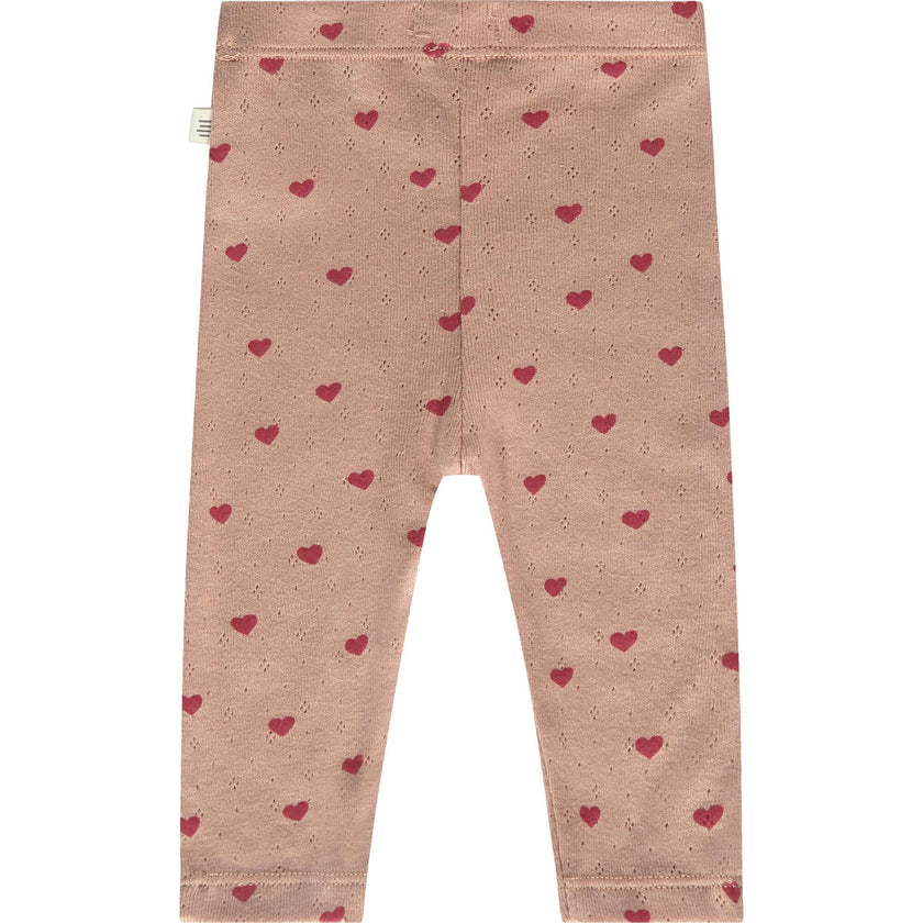 Heart Pointelle Leggings