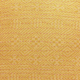 Artisan Hand Loomed Cotton Square Pillow - Yellow Diamond - 24" Arcadia Home