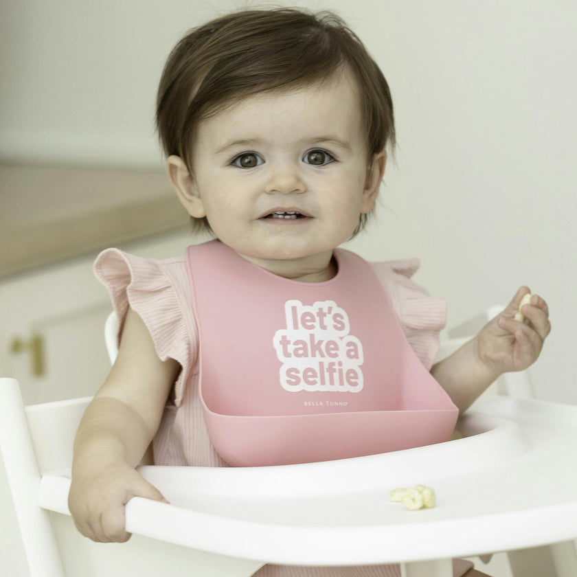 Lets Take a Selfie Wonder Adjustable Silicon Bib