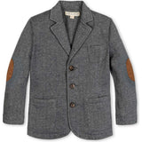 Fleece Suit Blazer Made with Organic Cotton, Grey
