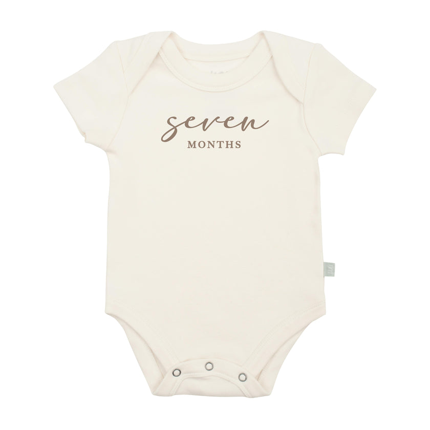 graphic bodysuit | seven months milestone taupe