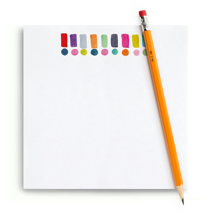 Exclamation Square Notepad