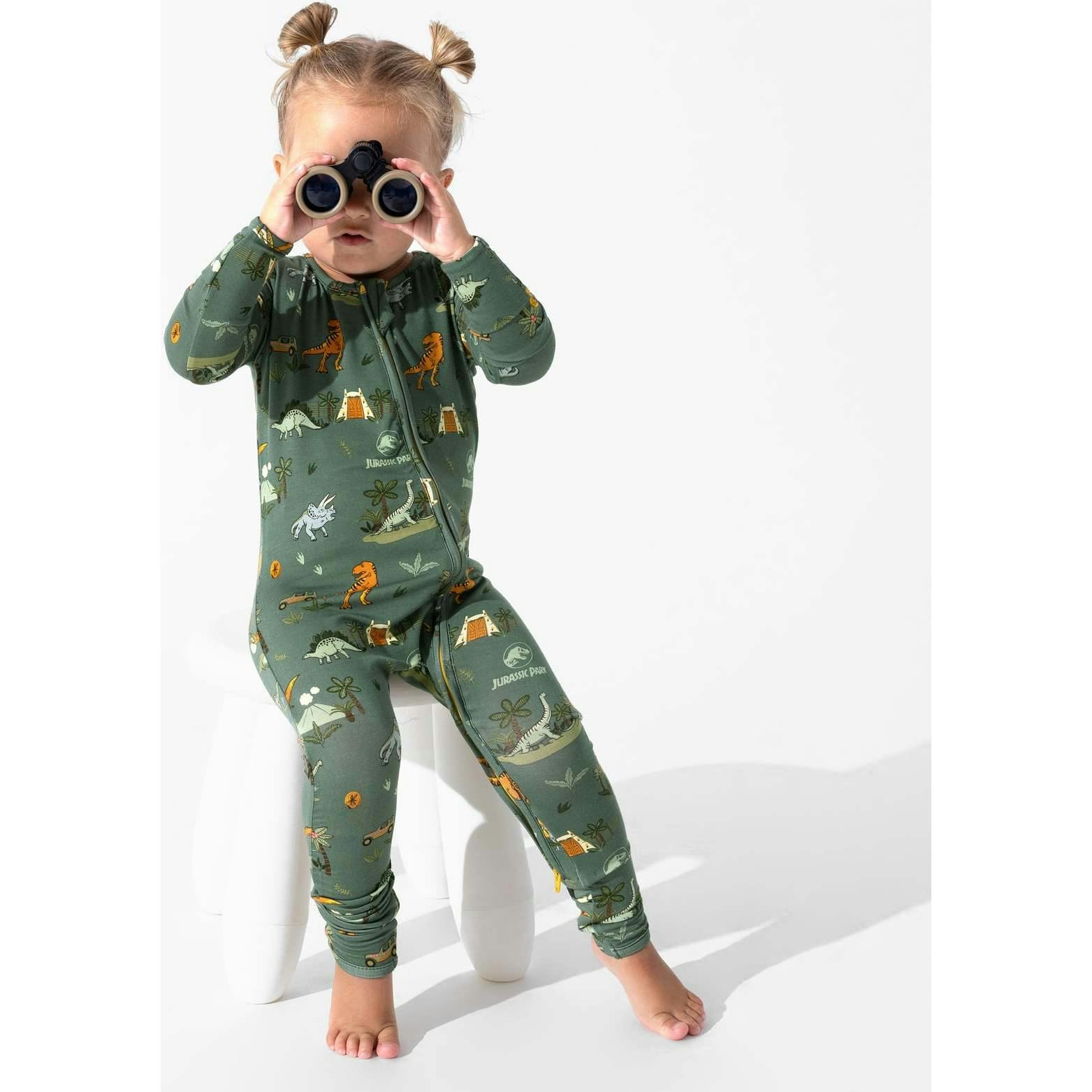 Jurassic Park: Safari Bamboo Convertible Footie