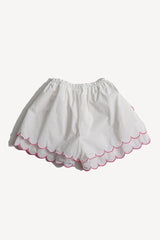 LAUREL SCALLOPED SUMMER SHORTS