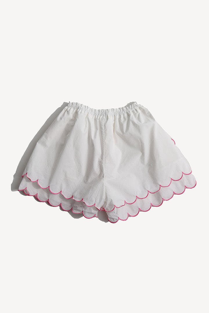 LAUREL SCALLOPED SUMMER SHORTS