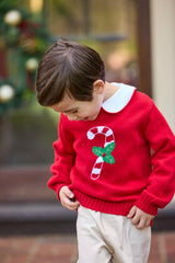 Intarsia Sweater - Candy Cane