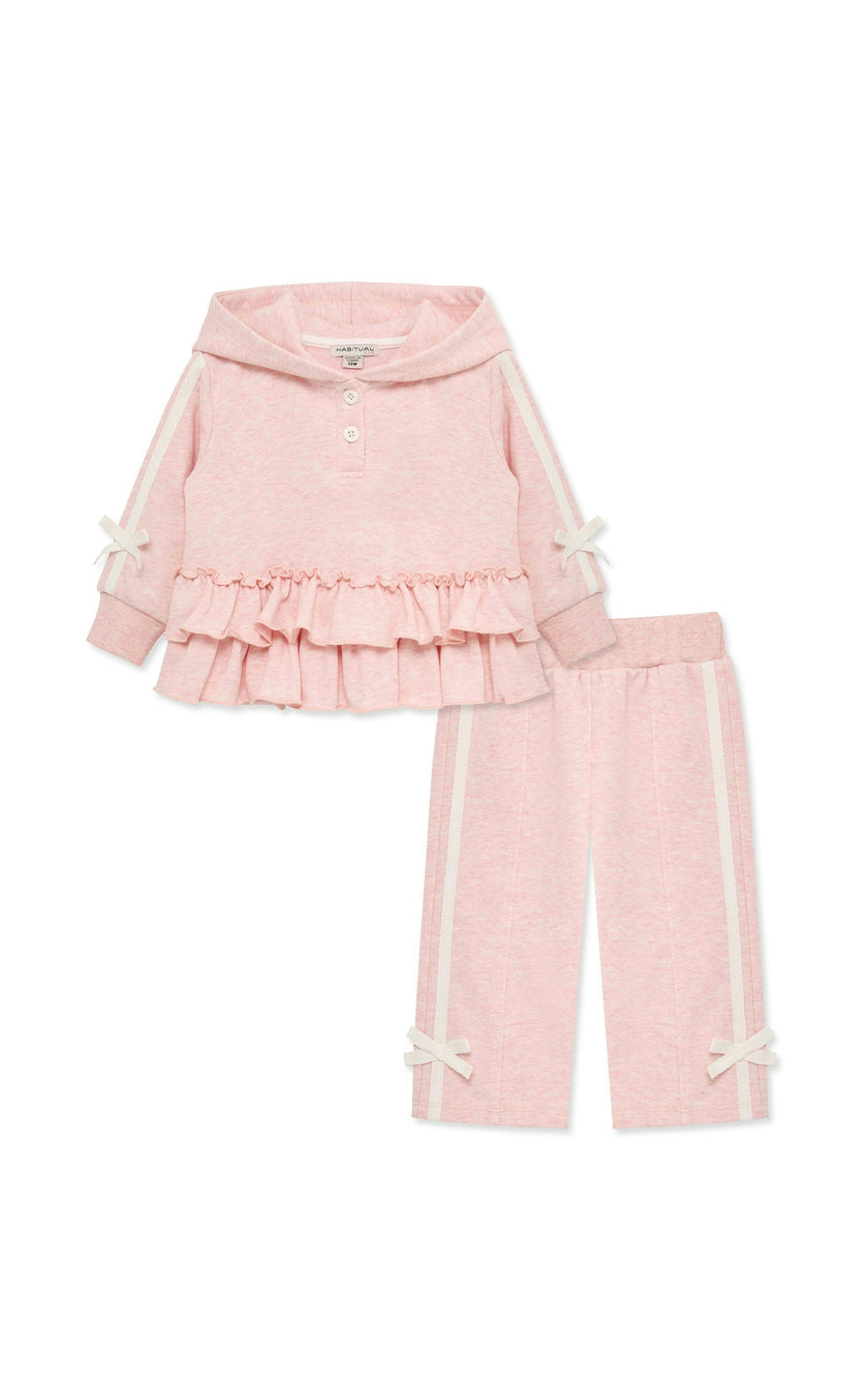 Ruffle Peplum Hoodie Pant Set (12-24M)
