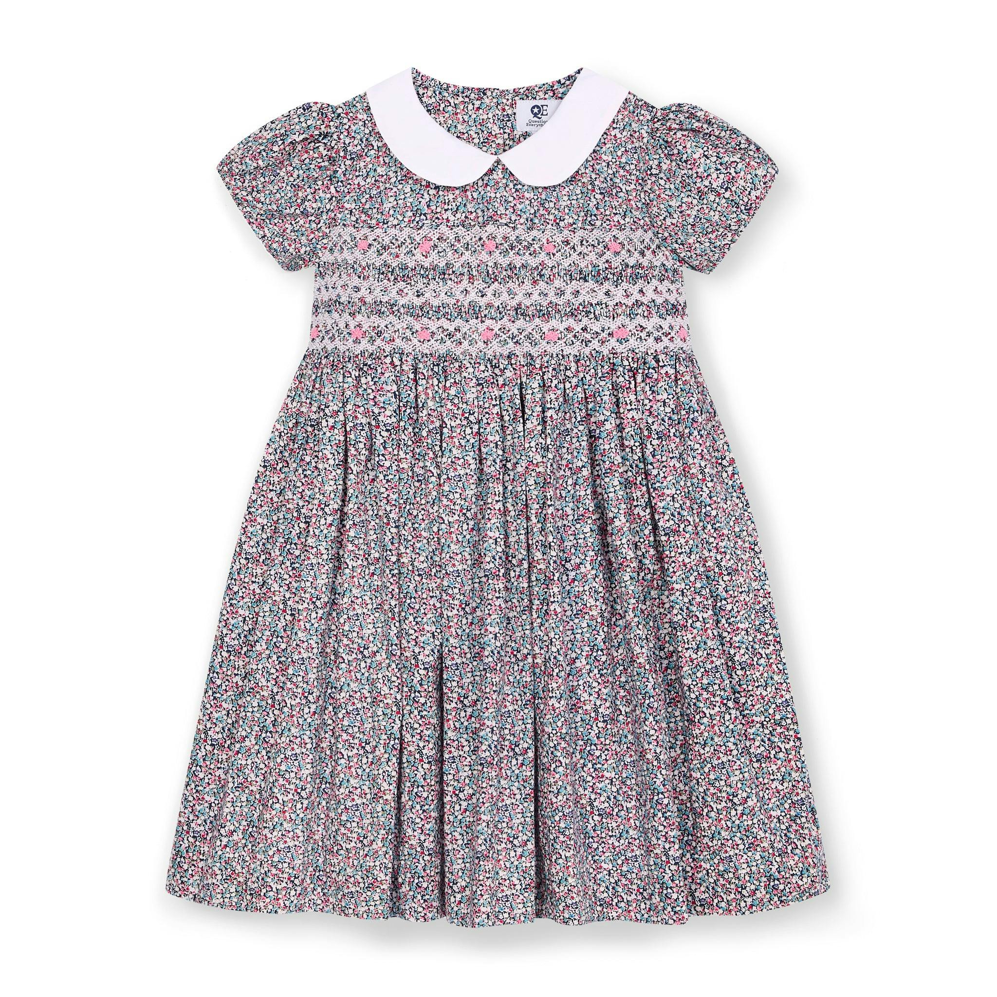 Smocked Girls Dress Jezabel