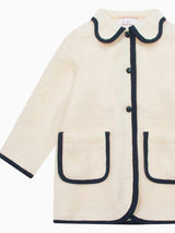 Ivory Sophia Girl Coat