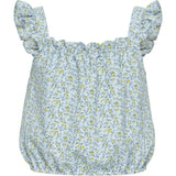 Talia Top Blue Ditsy