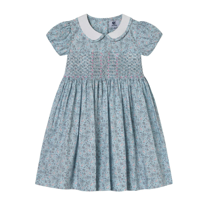 Hand-Smocked Girls Dress - Avis