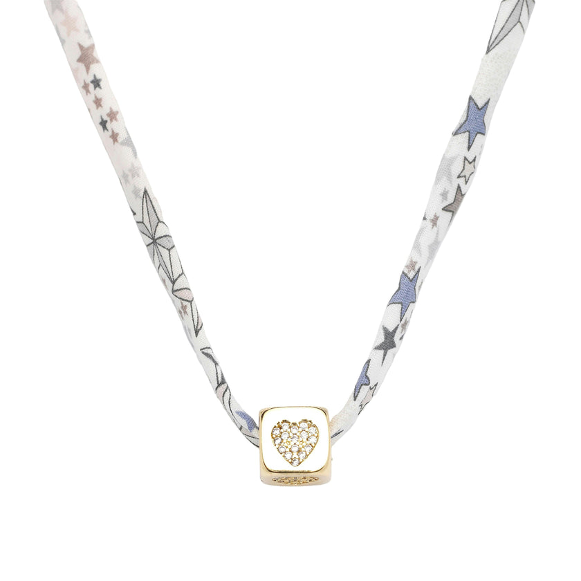 Kids Liberty Gold Heart Charm Necklace