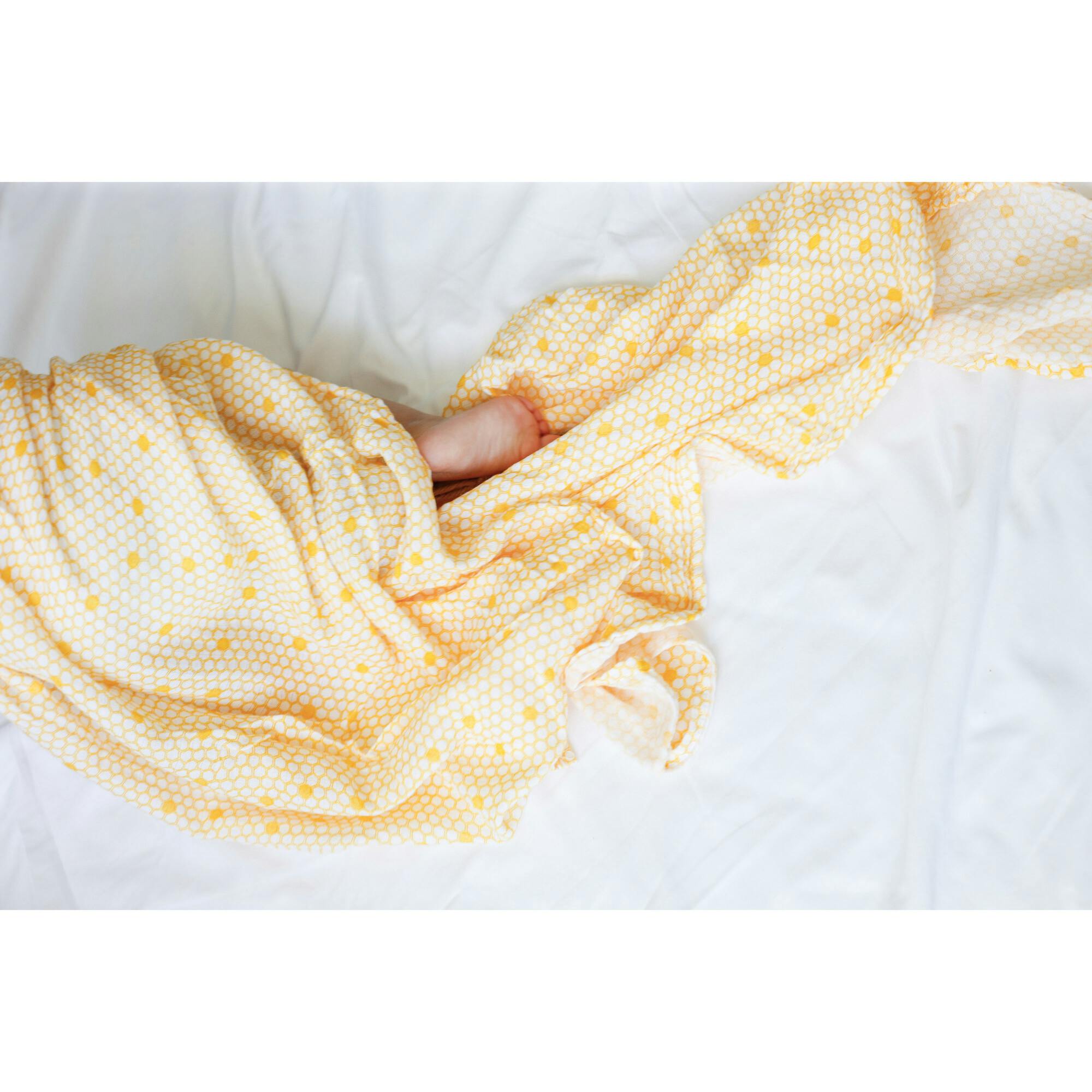 Organic Cotton Muslin Swaddle