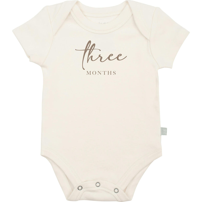 graphic bodysuit | three months milestone taupe