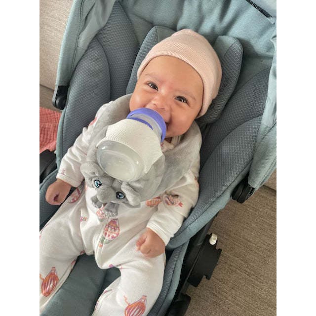 Baby Bottle Pillow Holder For Parents - Elephant