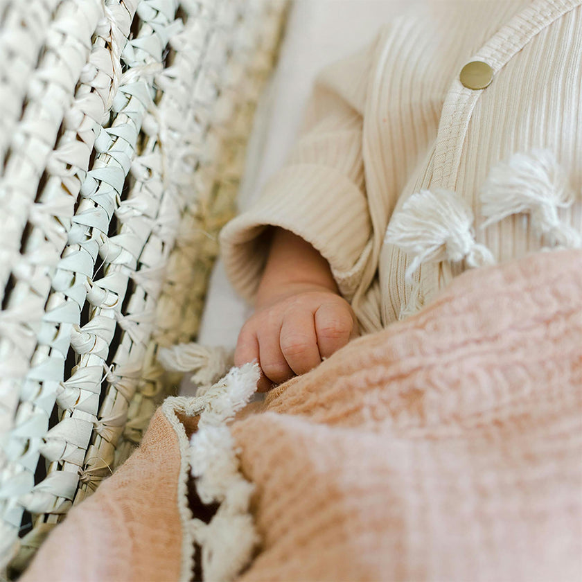 6-Layer Muslin Cotton Baby Blanket (Copper)