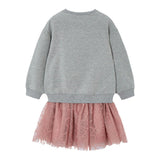 Girl Sweatshirt and Tulle Skirt Set