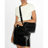 Black Lacquer Small Metro Camera Bag