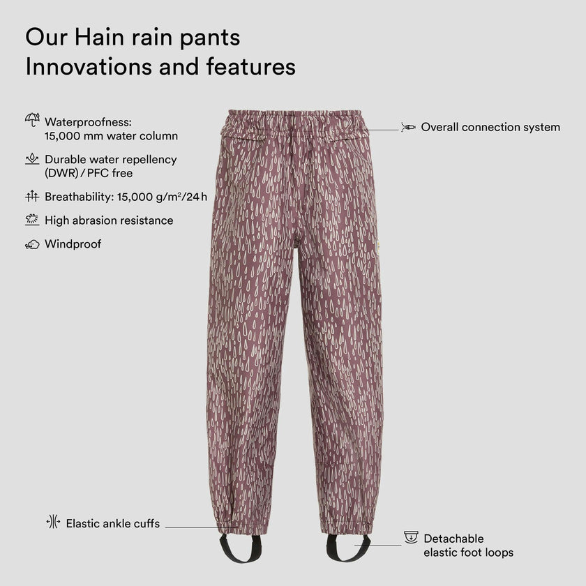 Hain rain pants "Twine"