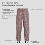 Hain rain pants "Twine"