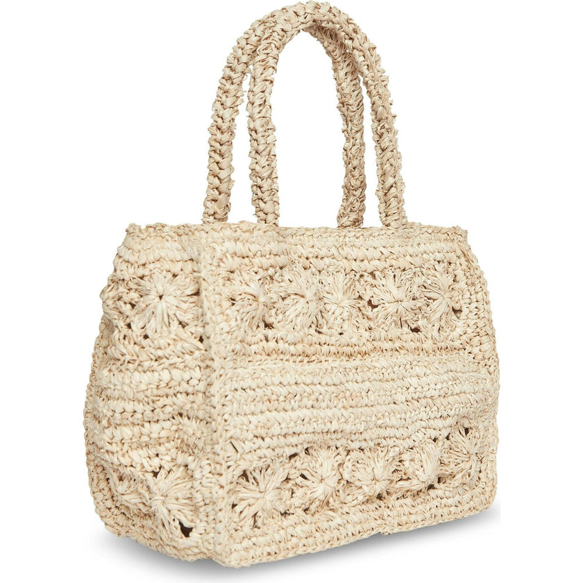 Women's Amina Straw Handle Mini Tote Bag