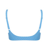women's le marin dot scoop neck bikini top