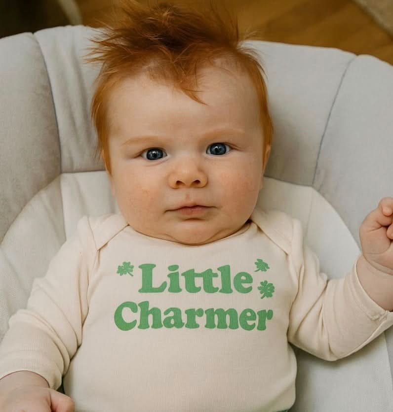 long sleeve graphic bodysuit | little charmer
