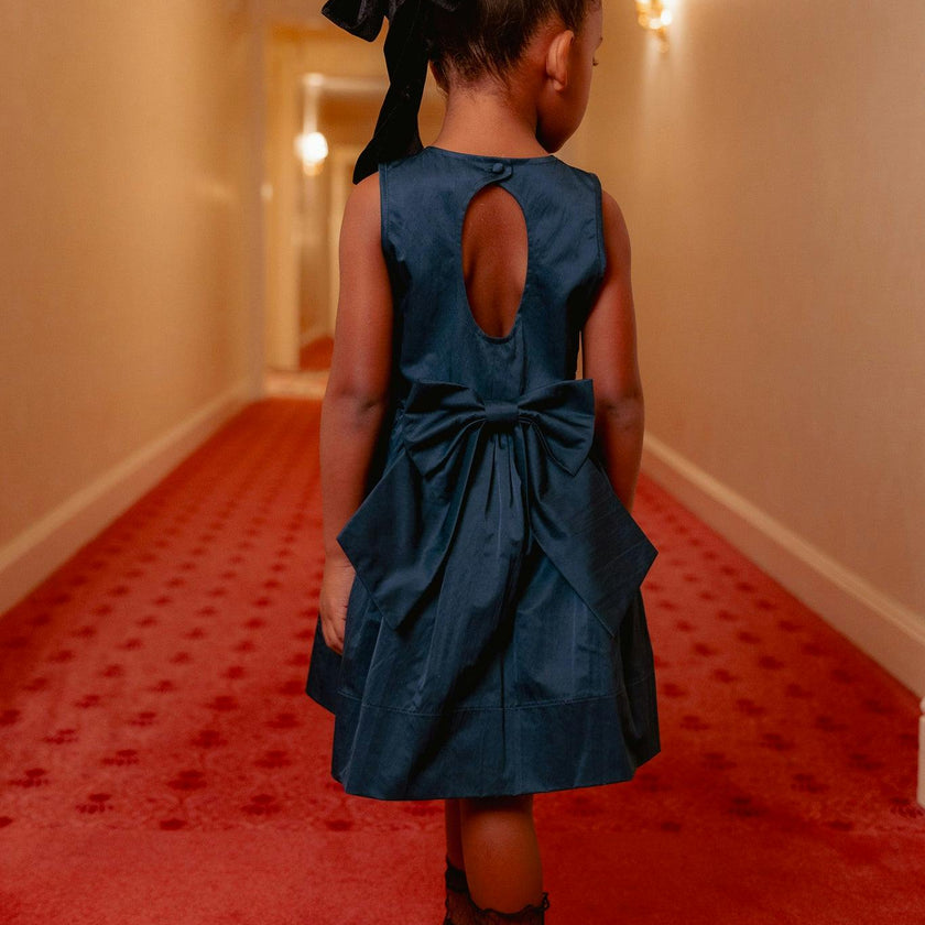 Mini Greyson Dress in Navy