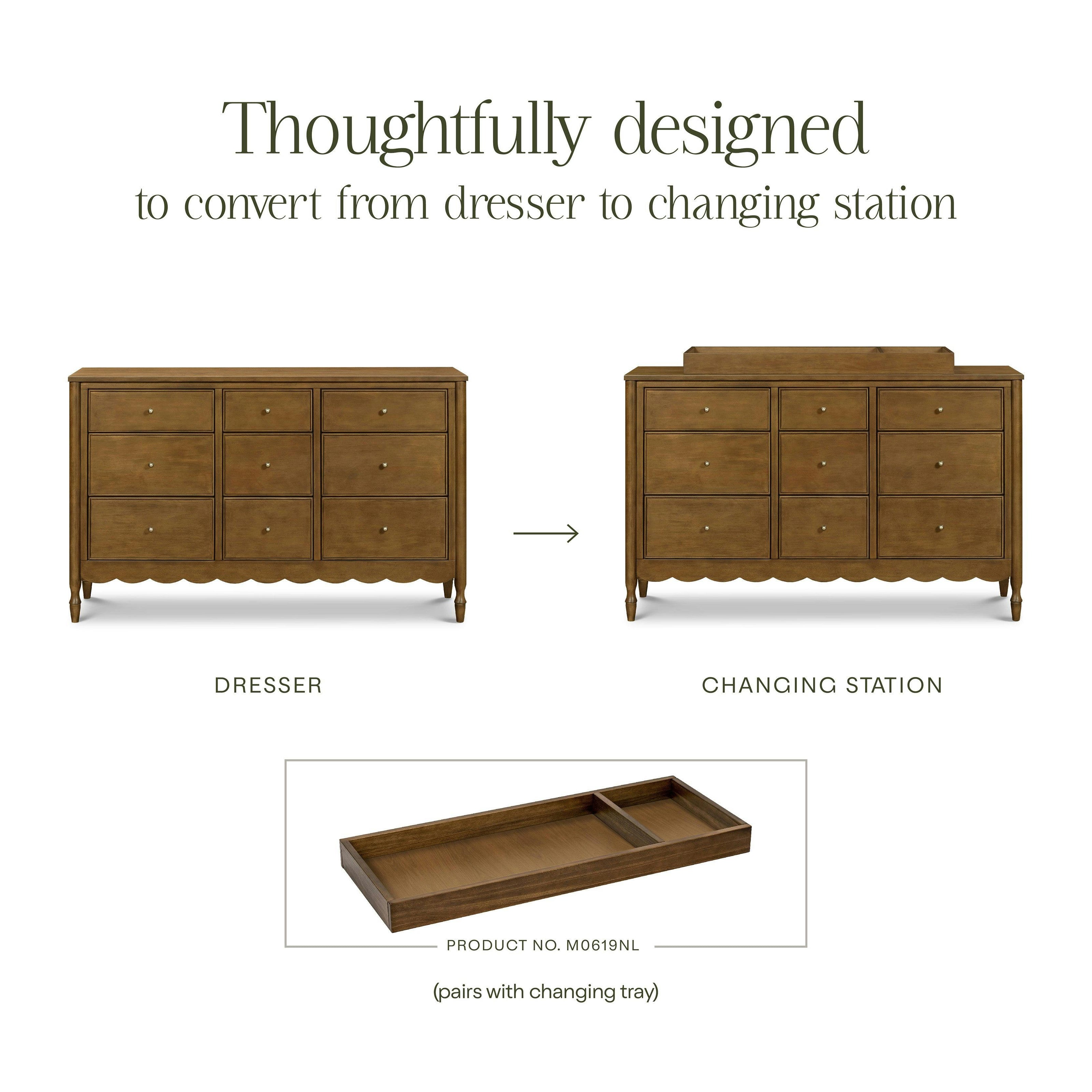 Namesake Ambrosia 9-Drawer Wide Assembled Dresser (56