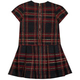 TARTINE ET CHOCOLAT Golden-Thread Jacquard Party Dress