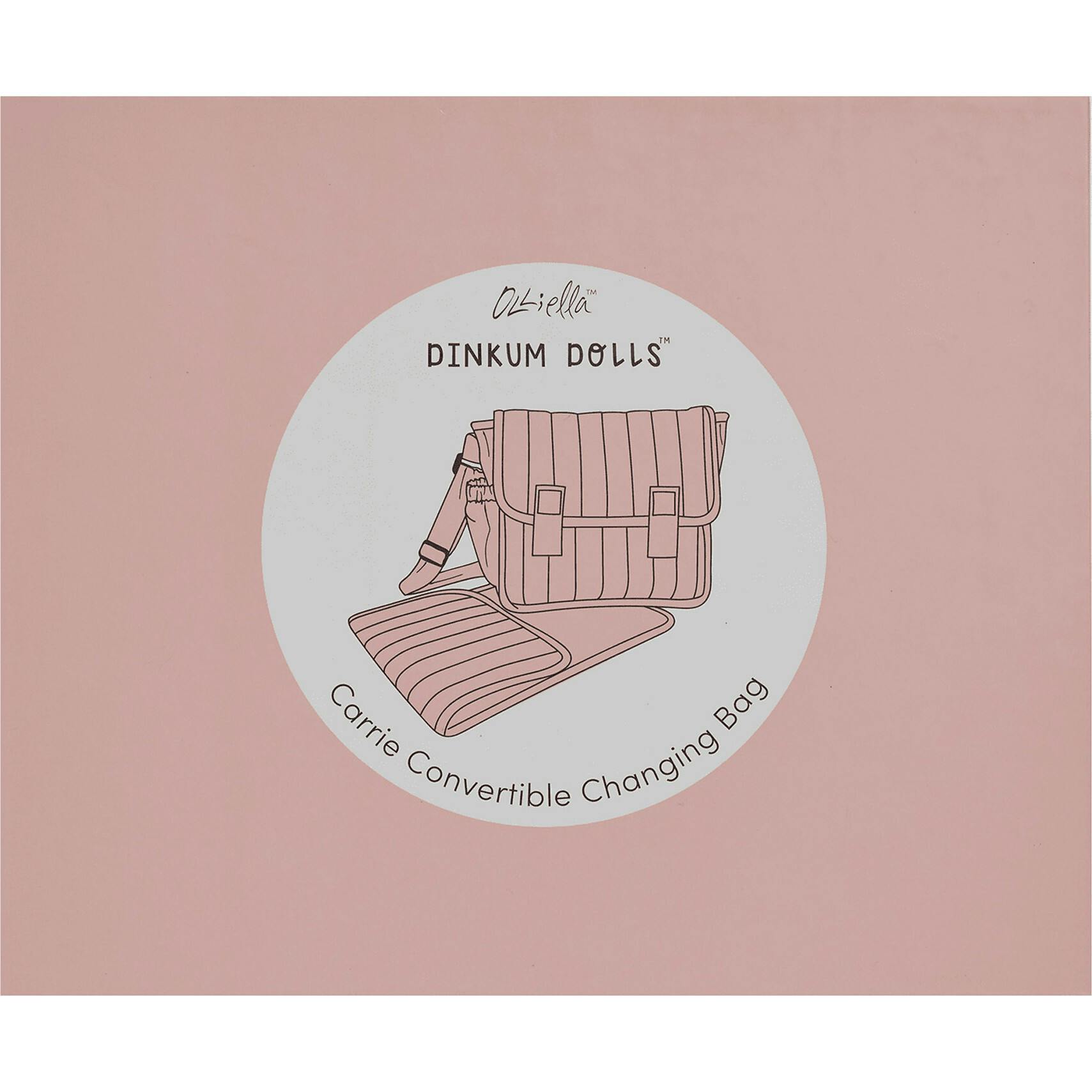 Carrie Convertible Changing Set - Rose