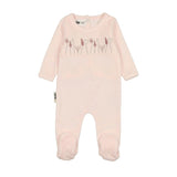 Boys Winter Garden Embroidered Long Sleeve Long Sleeve Footie