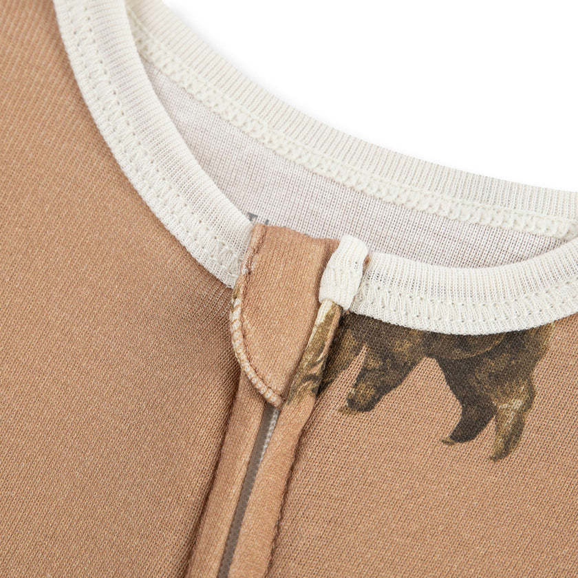 Organic Cotton Zipper Pajama