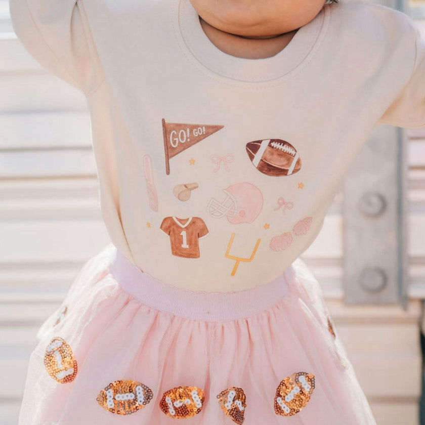 Game Day Icon Long Sleeve Romper
