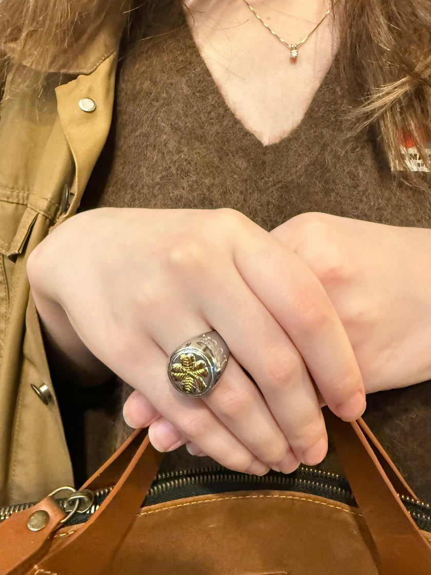 GOOD LUCK SIGNET RING & NECKLACE