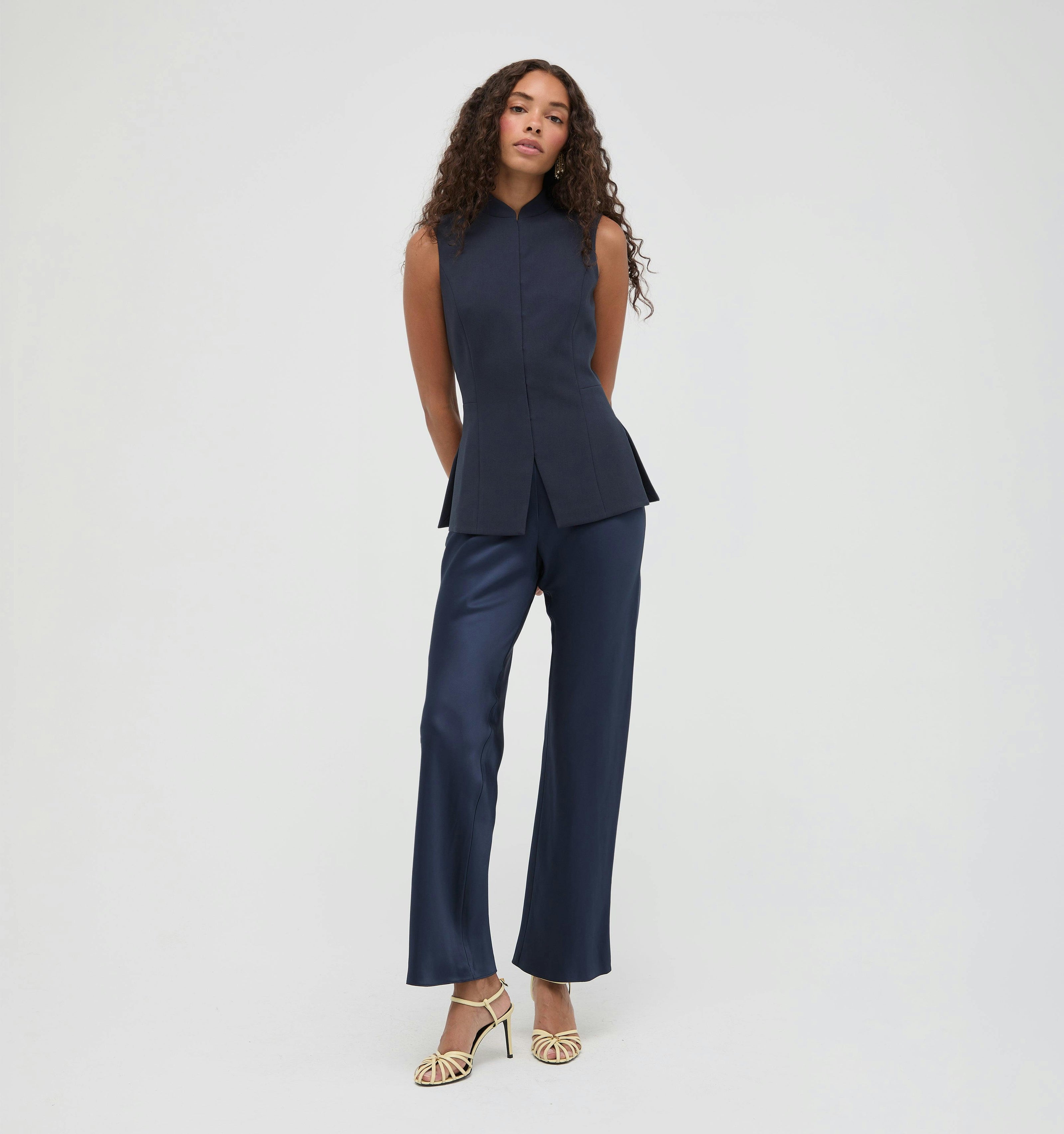 The Katrina Top -  Midnight Navy