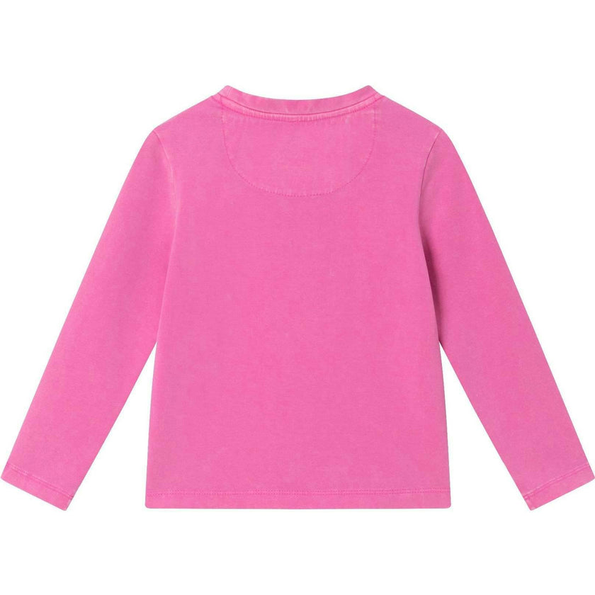 SpongeBob SquarePants™ x Andy & Evan® | Kids Krabby Patty Sleigh Ride Tee | Pink