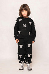 Mini Micah Jogger Sweatpants in Black