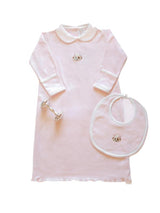 Spotted Girl Puppy Day Gown | Lt Pink