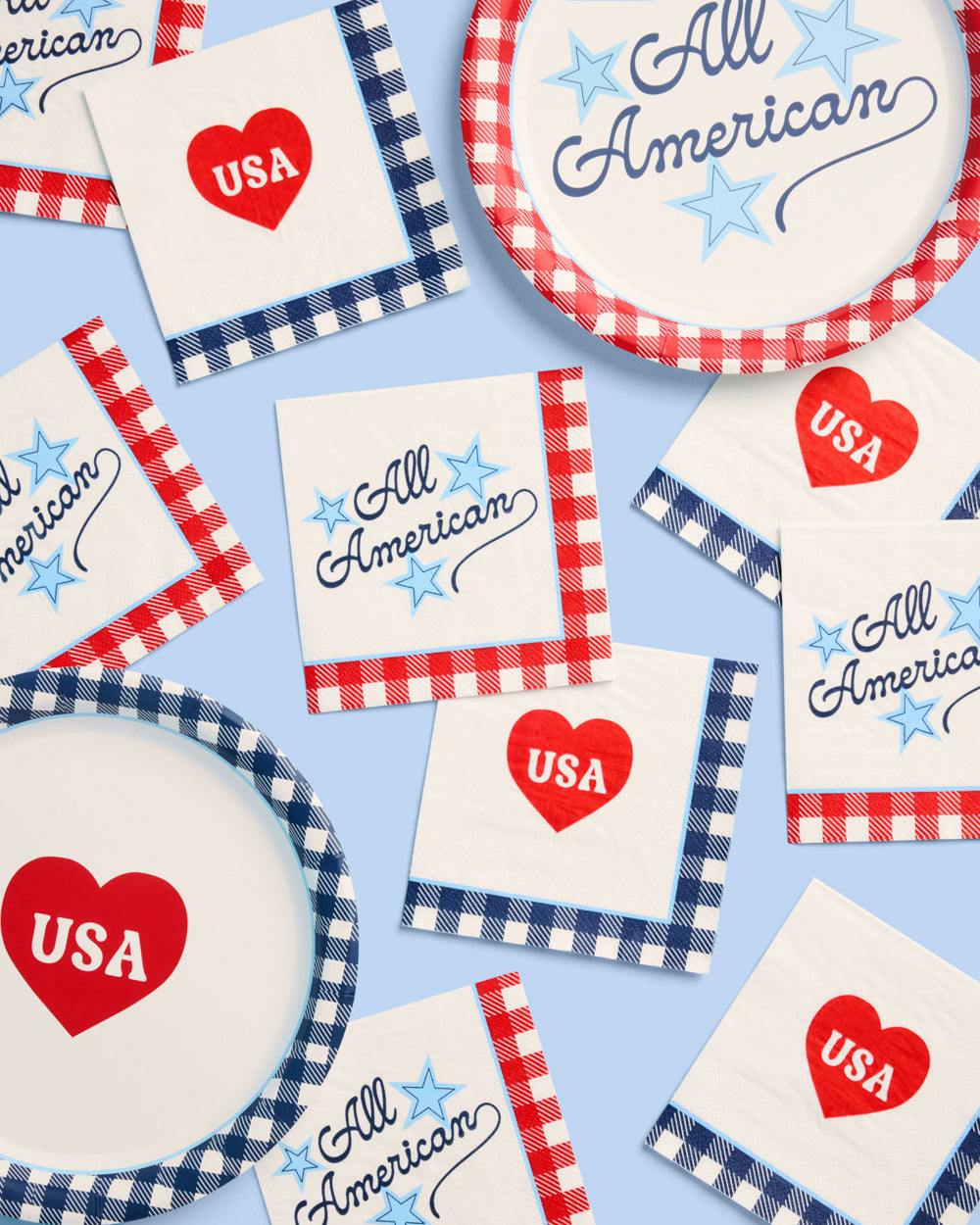 All American Napkins - 24 paper napkins