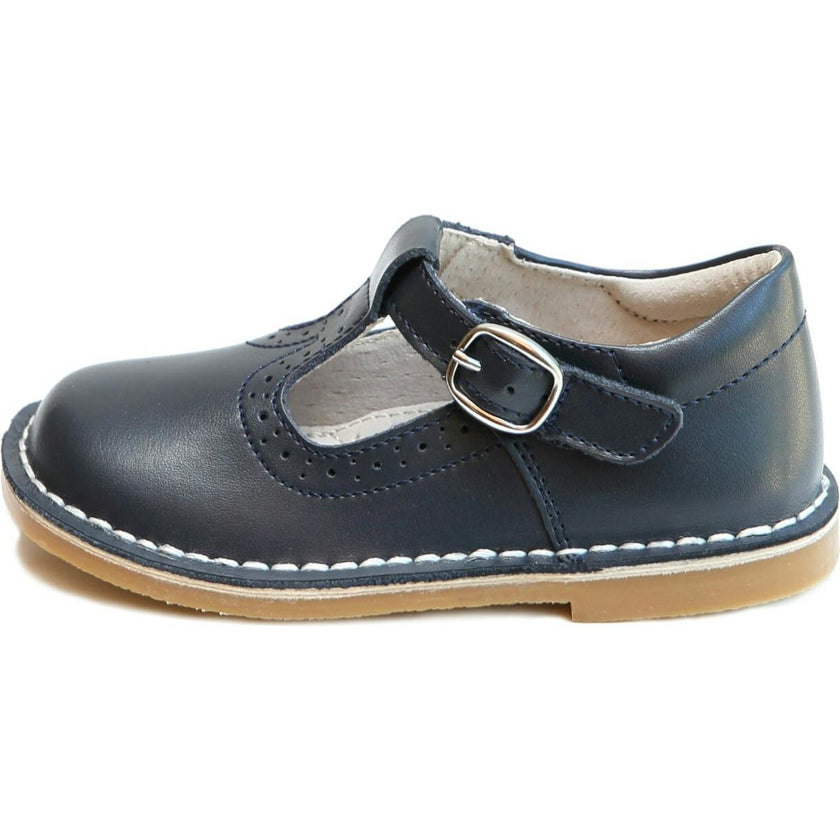 Frances T-Strap Perforated Mary Jane
