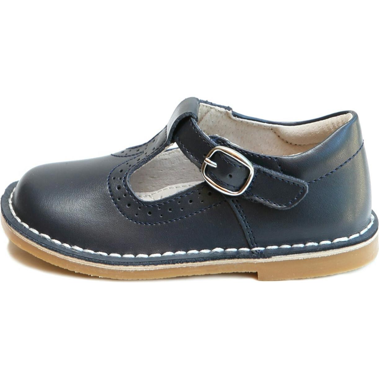 Frances T-Strap Perforated Mary Jane